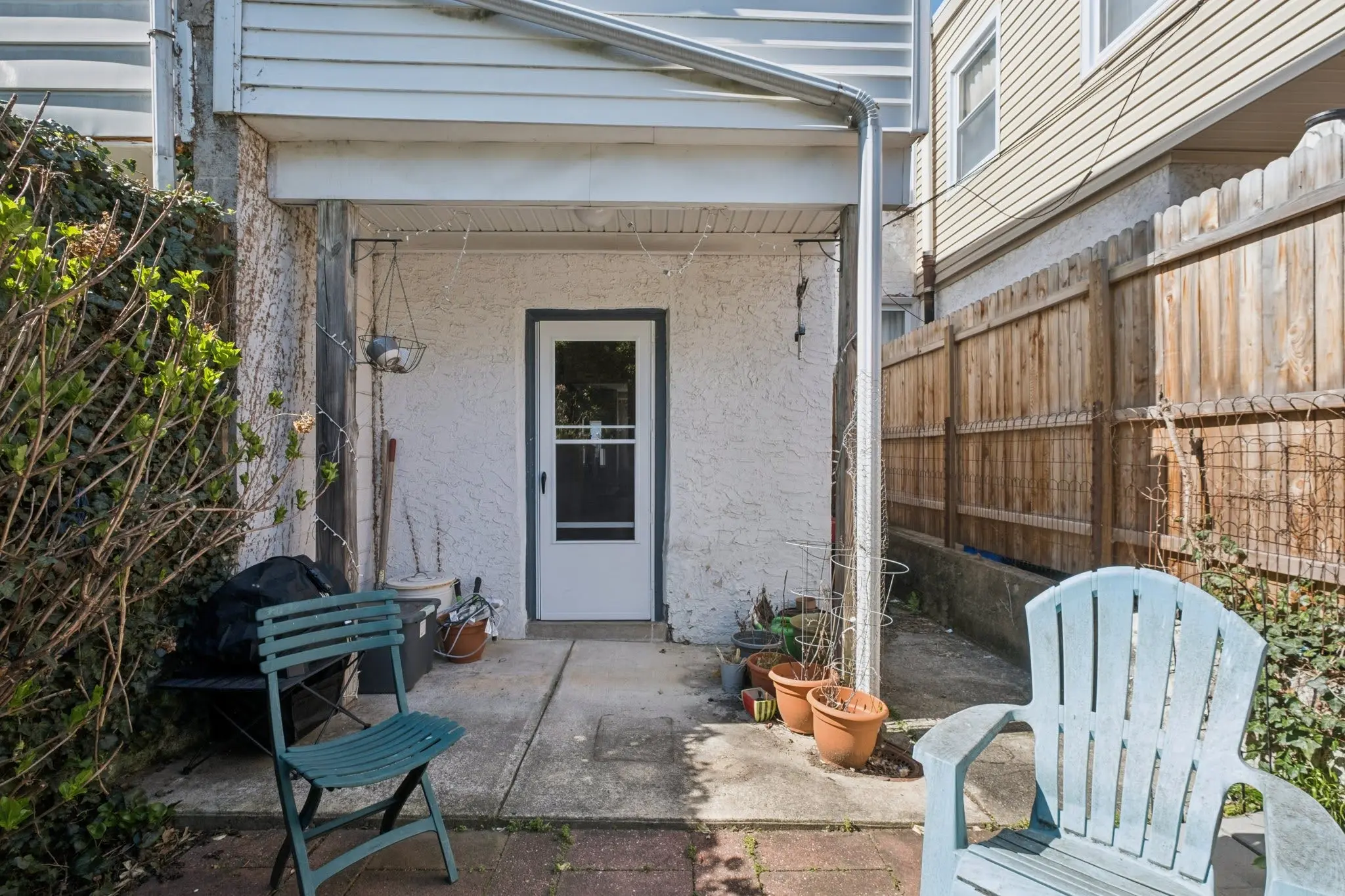 Rear patio