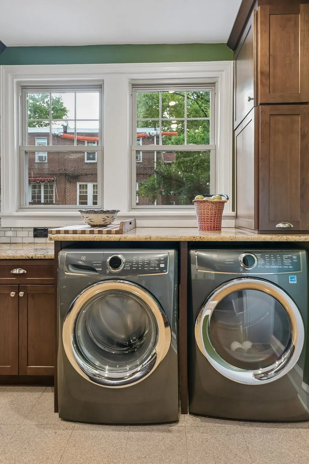 Main-floor laundry