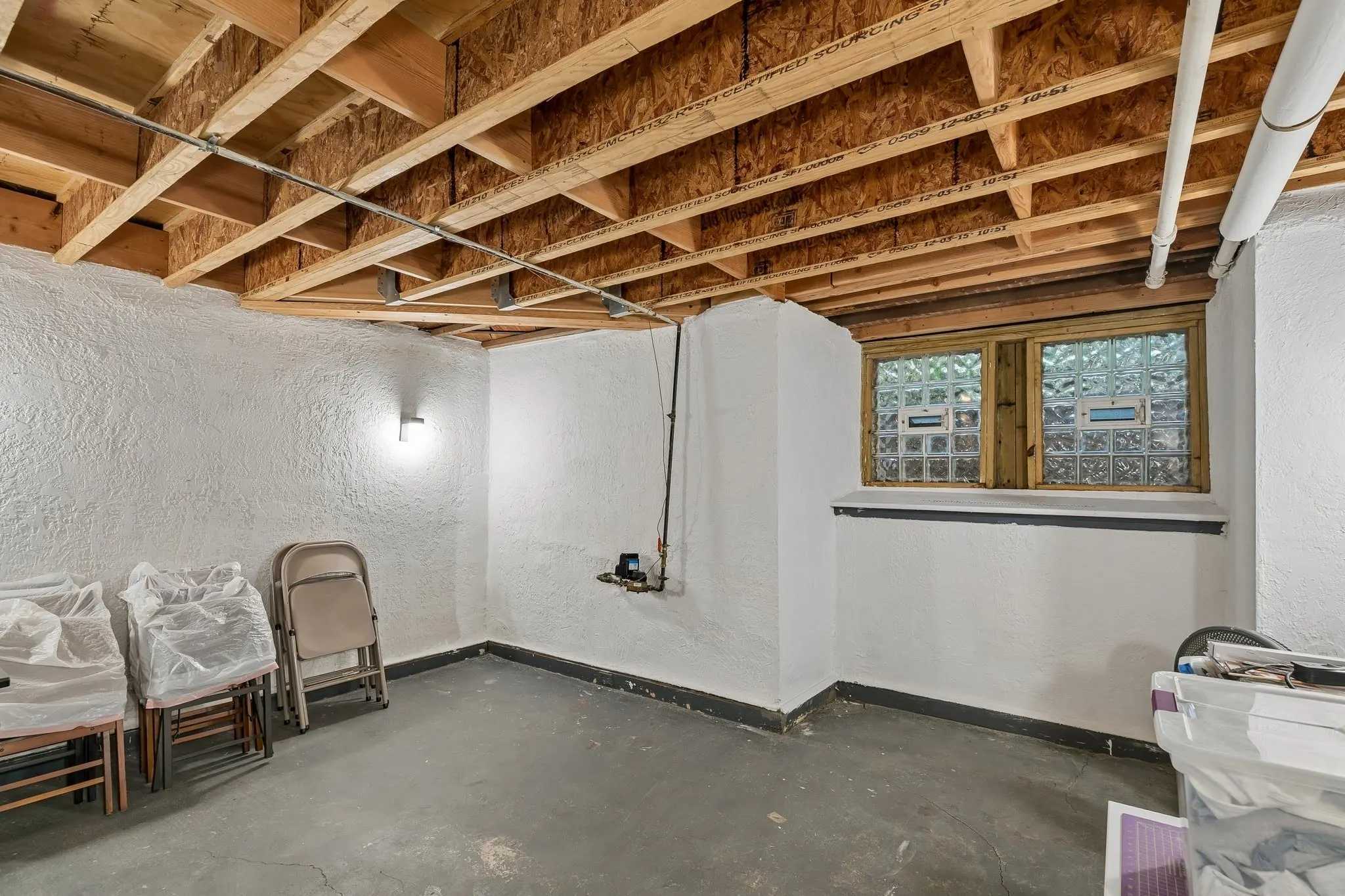 Unfinished basement