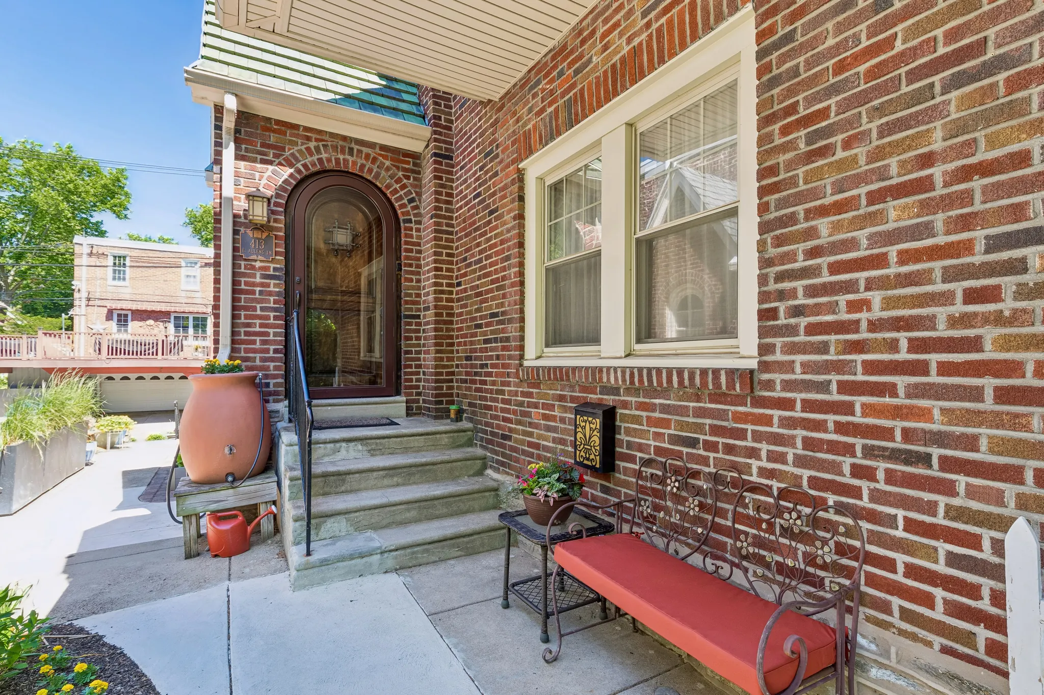Side entrance