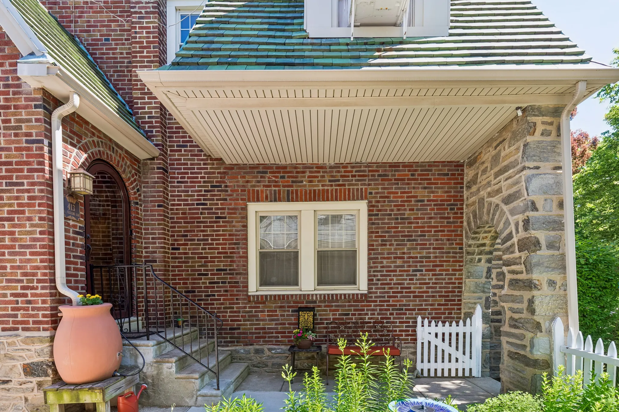 Side entrance